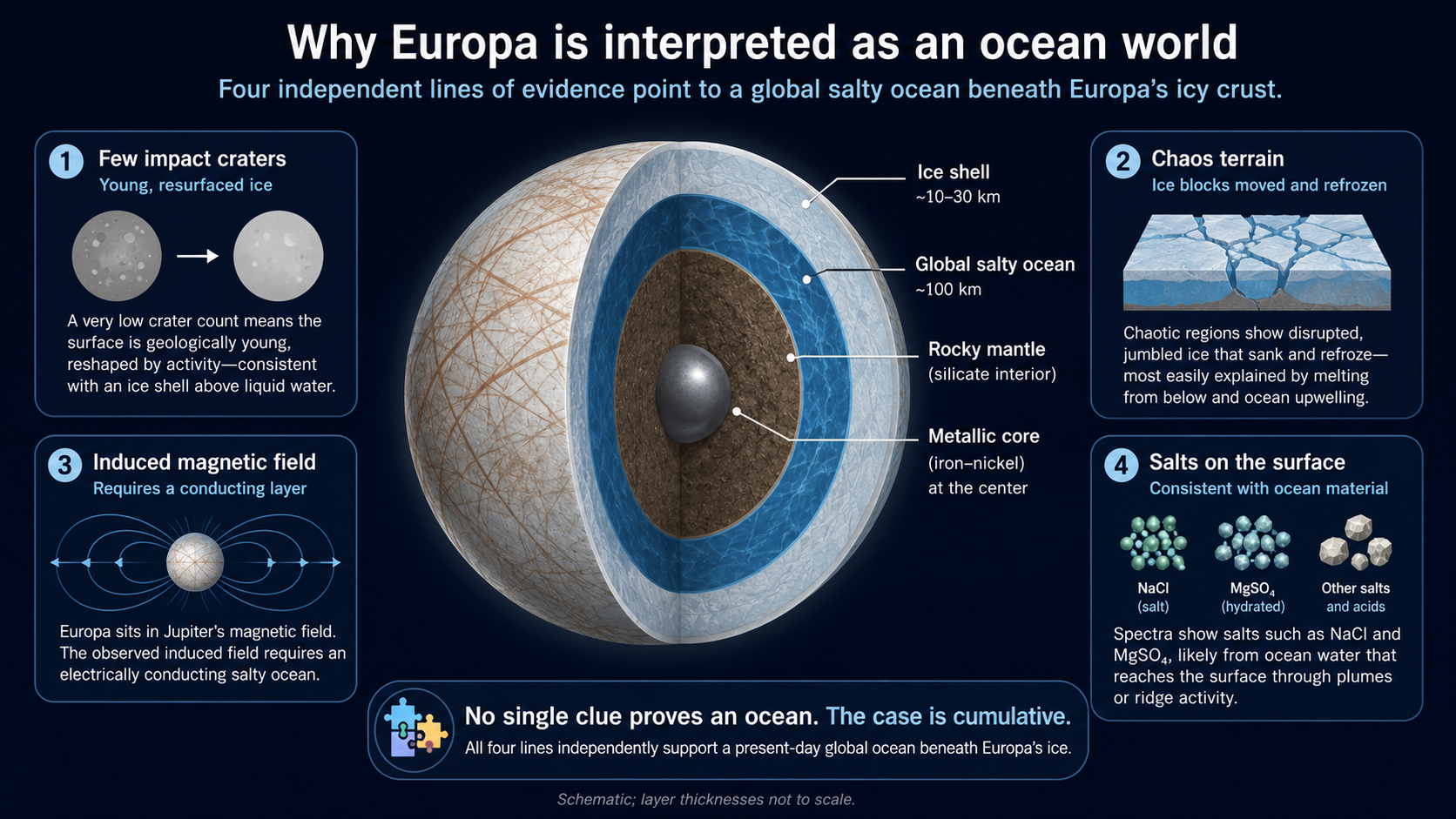 europa ocean evidence